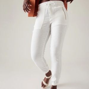 Athleta cabo linen joggers